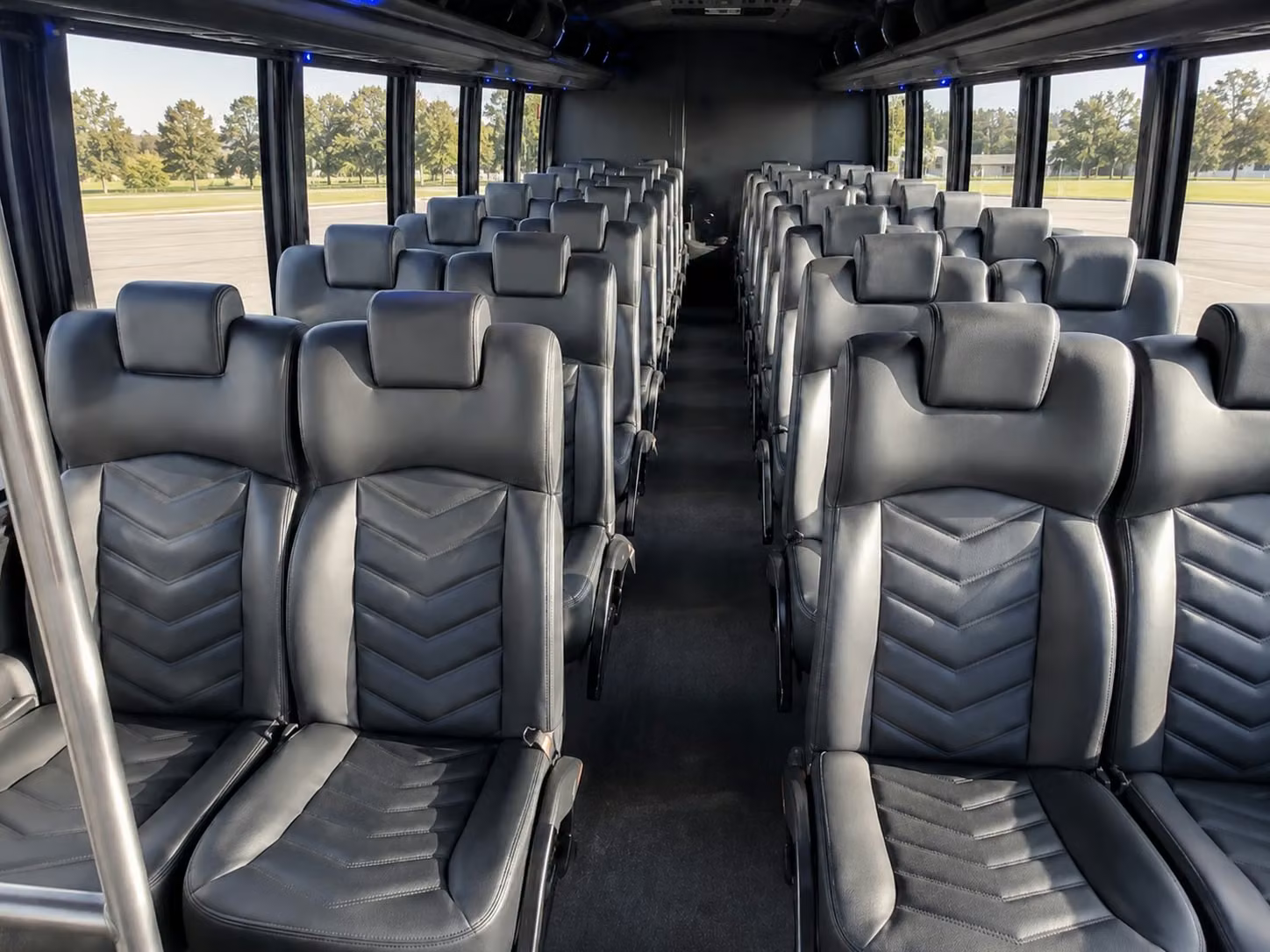 18 passenger minibus inside
